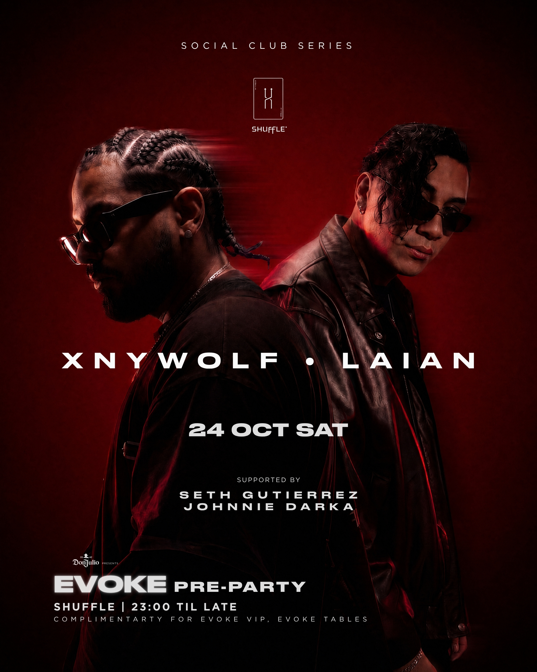 SHUFFLE EVOKE PRE-PARTY | Oct 24 (XNYWOLF, LAIAN)